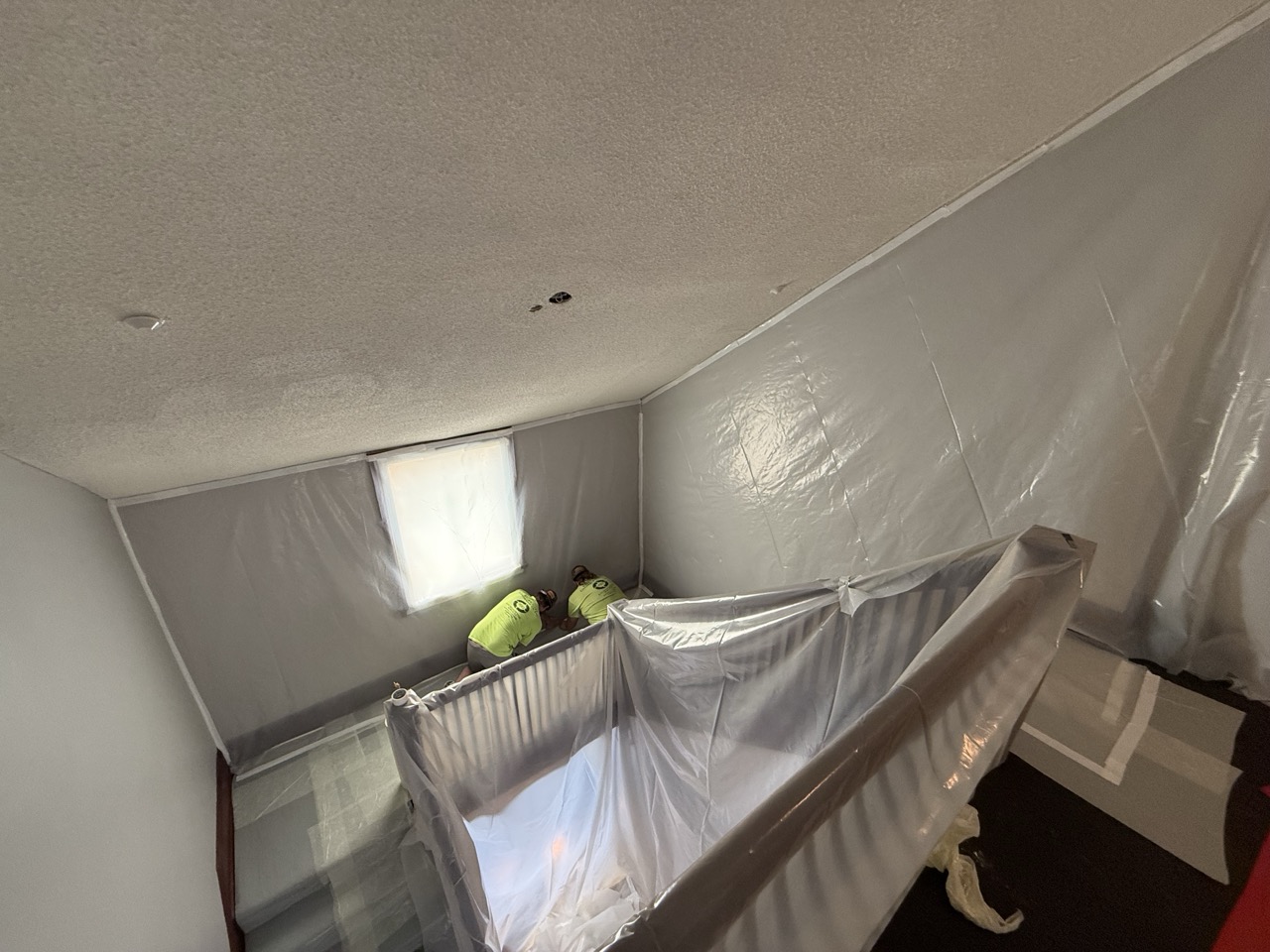 Containment setup for safe remediation